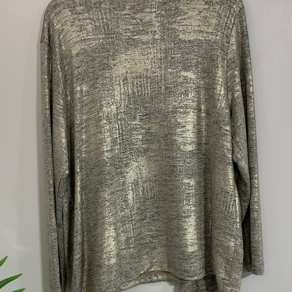 Ruby Rd. Shimmering Gold Cardigan - Picture 8 of 8